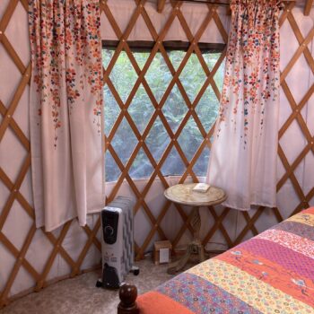 Heater in the yurt